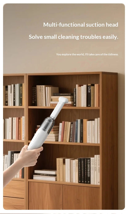 Vacuum Cleaner Mini Car Cleaning Powerful Suction Handheld Car Vacuum Cleaner Rechargeable for Car and Home Auto Vacuum Cleaner Beauty World Shop