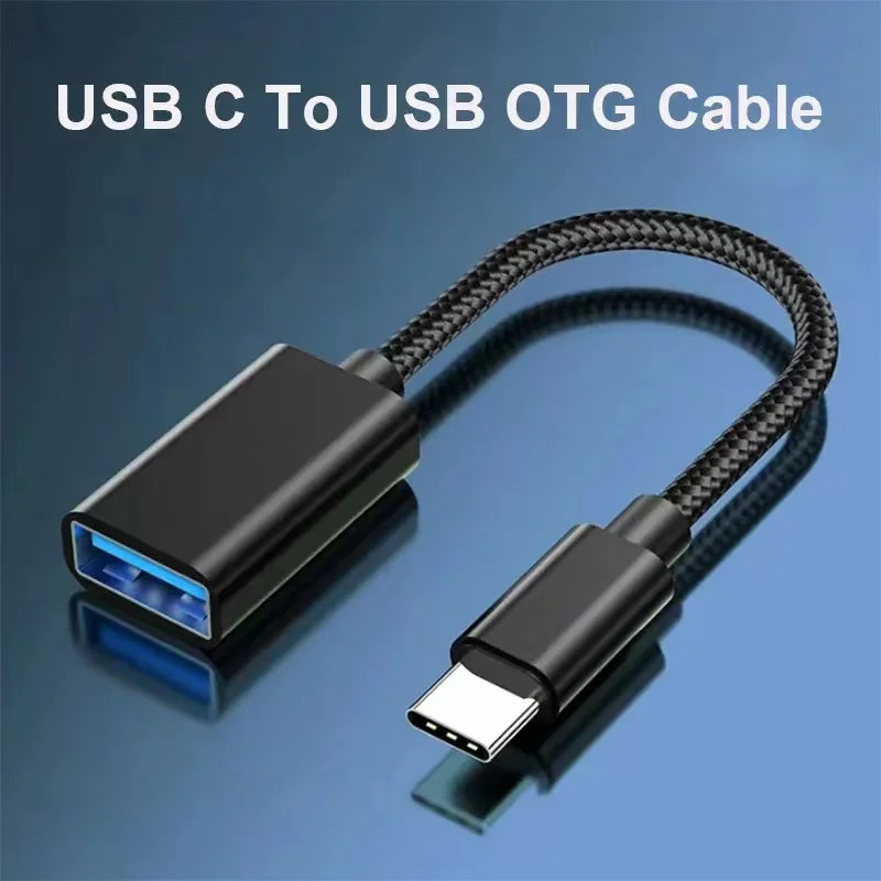 Android Type-C to USB 2.0 Conversion Cable, USB Flash Drive, Data Tablet, Card Reader, OTG Connection Box, Mouse Beauty World Shop