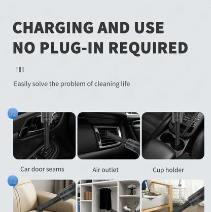CENRR 98000PA Powerful Mini Car Vacuum Cleaner Cordless Wireless Car Cleaner HandHeld Portable Vacuum Cleaner Air Gun Beauty World Shop