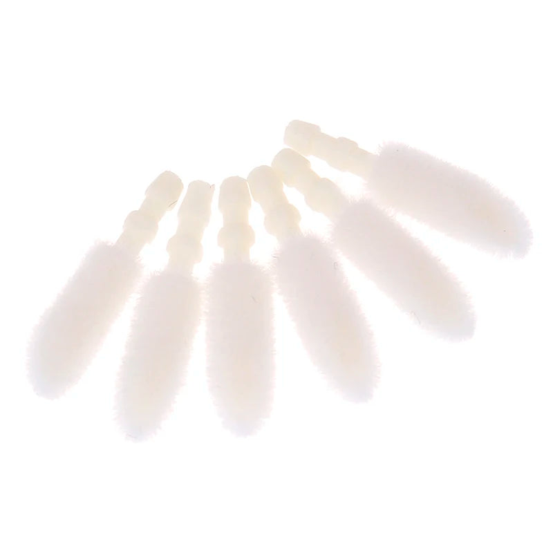 1000pcs Disposable Lip Brush Cotton Head Replacement Head for Lipstick Applicator Makeup Tool For Eyelashes Extension Beauty World Shop