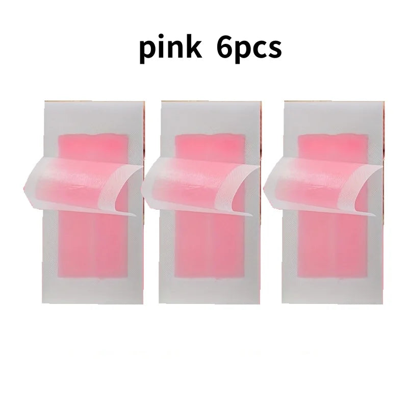 Professional Warning Tapes For Summer Hair Removal, Double Face Cold Warning Paper For Legs, Body, Face,6 Sticks, 10/20 Sticks Beauty World Shop