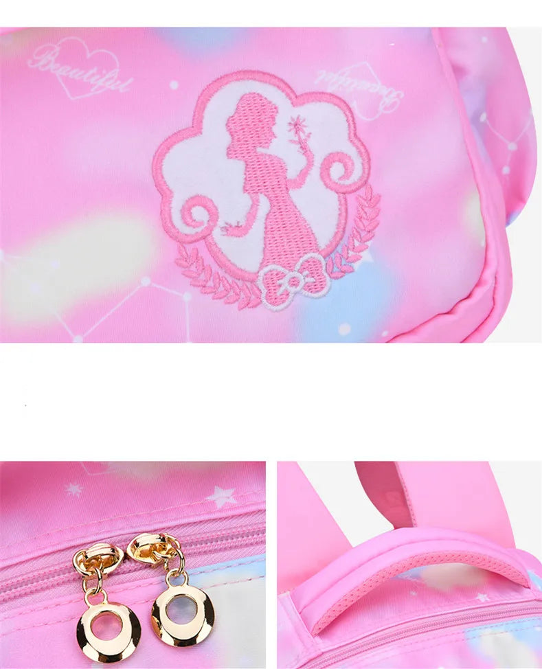 Girl School Bag Backpack Back Pack For Teenager Women Children Female Pink Schoolbag Primary High Bagpack Class Teens Child Kids Beauty World Shop