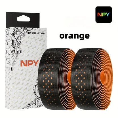 NPY2026 Road Bike Cycling Bar Colorful Tape Bicycle Handle Belt Cork EVA  Damping AntiVibration Tape Wrap With 2 Plug Fixed Gear Beauty World Shop