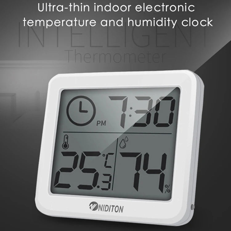 Digital Clock Desk Clock with Temperature Humidity  Wall Clocks for  Home Kitchen Office Desk Decorations NIDITON Beauty World Shop