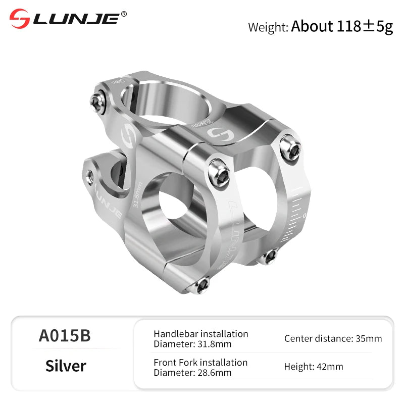MTB Road Bike Stem CNC Mountain Bicycle Bridge Short Power 31.8mm High Strength Climbing Riser Beauty World Shop