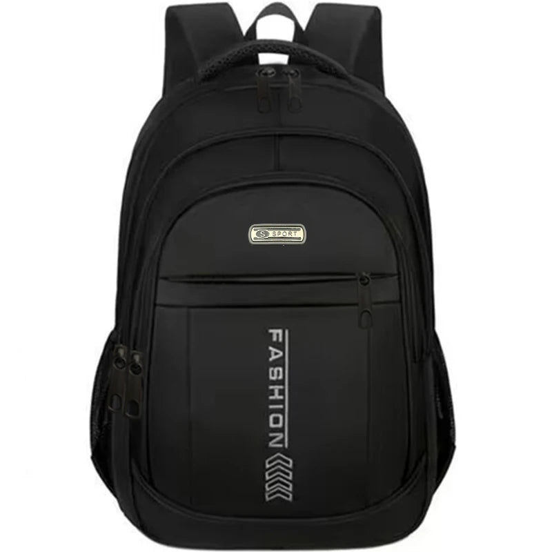 Spring new backpack male leisure business travel backpack Large capacity junior high school bag female computer men's bag Beauty World Shop