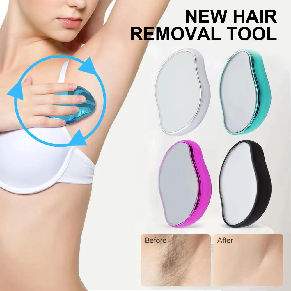 Hair Removal Physical Epilators Crystal Hair Eraser Safe Easy Cleaning Reusable Body Smooth Beauty Depilation Tools Beauty World Shop