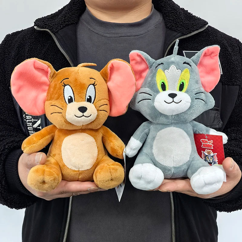 Anime Tom And Jerry Plush Toy Cartoon Movie Figures Cat Mouse Cute Plushies Stuffed Animal Doll Toys For Kids Gift Free Shipping Beauty World Shop