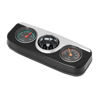 Car Ornaments Decoration 3 in 1 Guide Ball Compass For Auto Boat Vehicles Thermometer Compass Hygrometer Interior Accessories Beauty World Shop