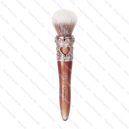 Flower Knows The Sweetie Bear Rounded Blush Brush  Loose Powder makeup Brushes Beauty World Shop