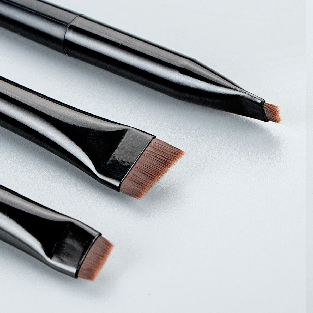 Karsyngirl 3pcs/set Blade Eyeliner Brush Eyebrow Brush Portable Flat Fine Eye Liner Brow Contour Makeup Brushes Makeup Tool Beauty World Shop