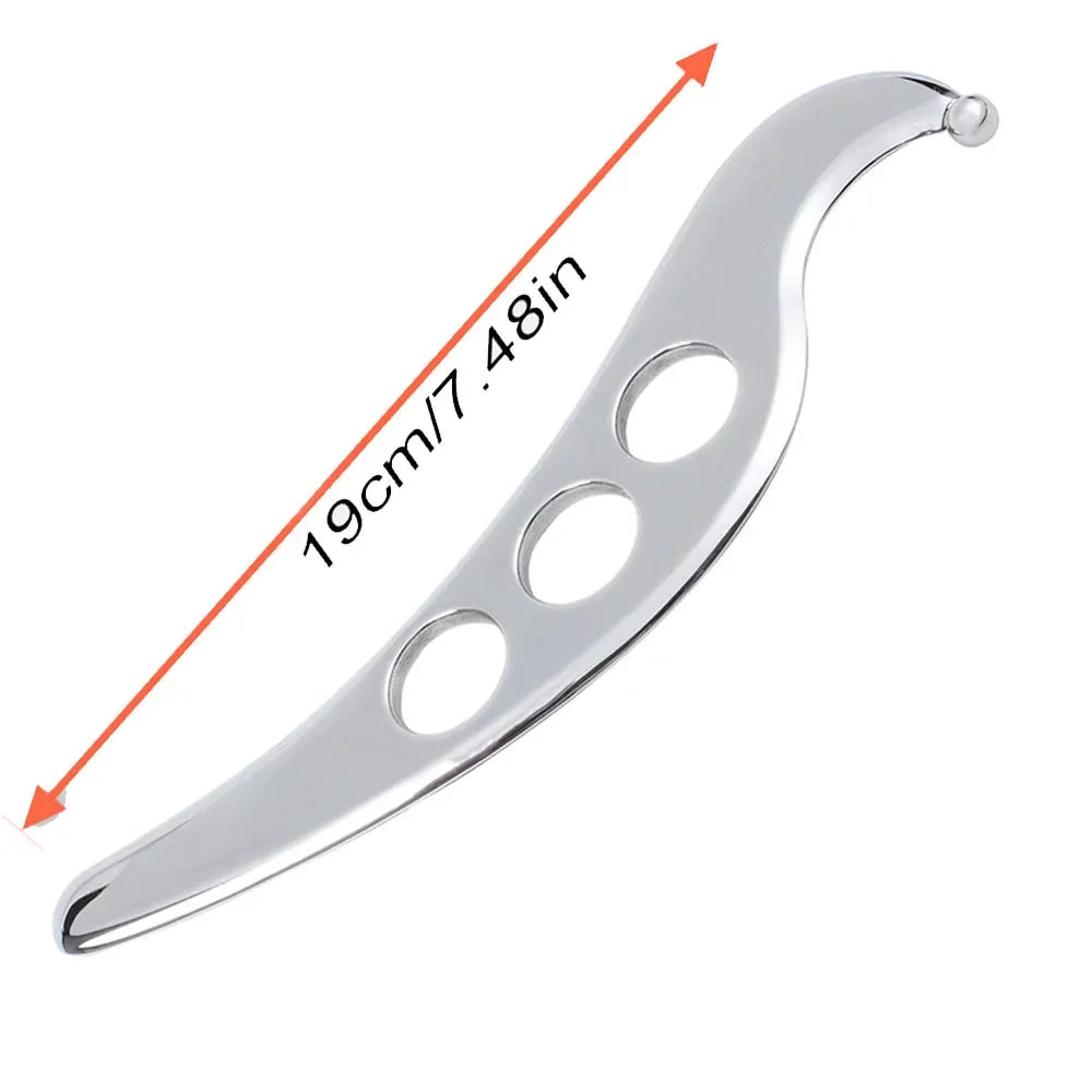 Stainless Steel Muscle Scraper Massage Tools Set,Gua Sha IASTM Tool for deep Tissue Scraping, myofascial Release Tool Beauty World Shop