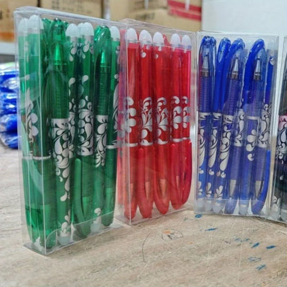 Boxed Multicolor Erasable Gel Pens, Medium Tip 0.5mm, Smooth Writing, Suitable for Office and Everyday Use, Christmas Present Beauty World Shop