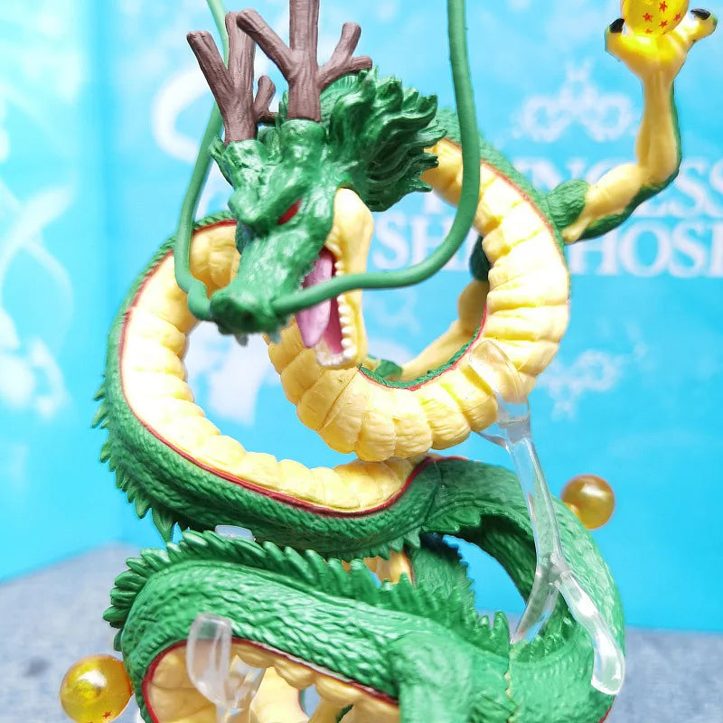 Creator X Creator Dragon Ball Shenron Green With Cloud Anime Action Figure Collection Model PVC Doll Toy Gift Decoration QY Beauty World Shop