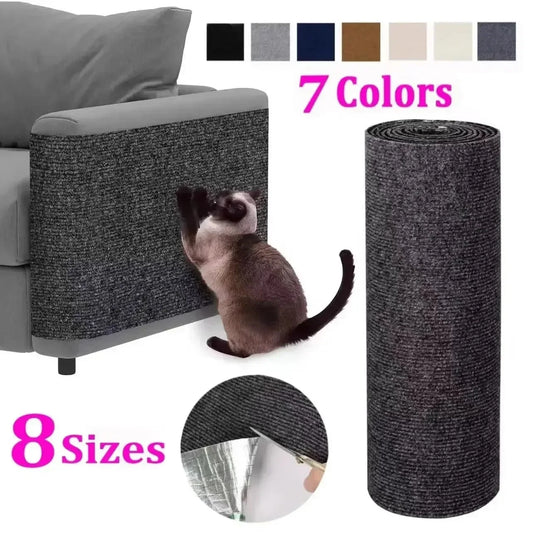 Self-Adhesive Anti Cat Scratch Sofa Mat Trimmable Cat Carpet Mat Prevent Cat Scratcher Furniture Couch Corner Wall Protector