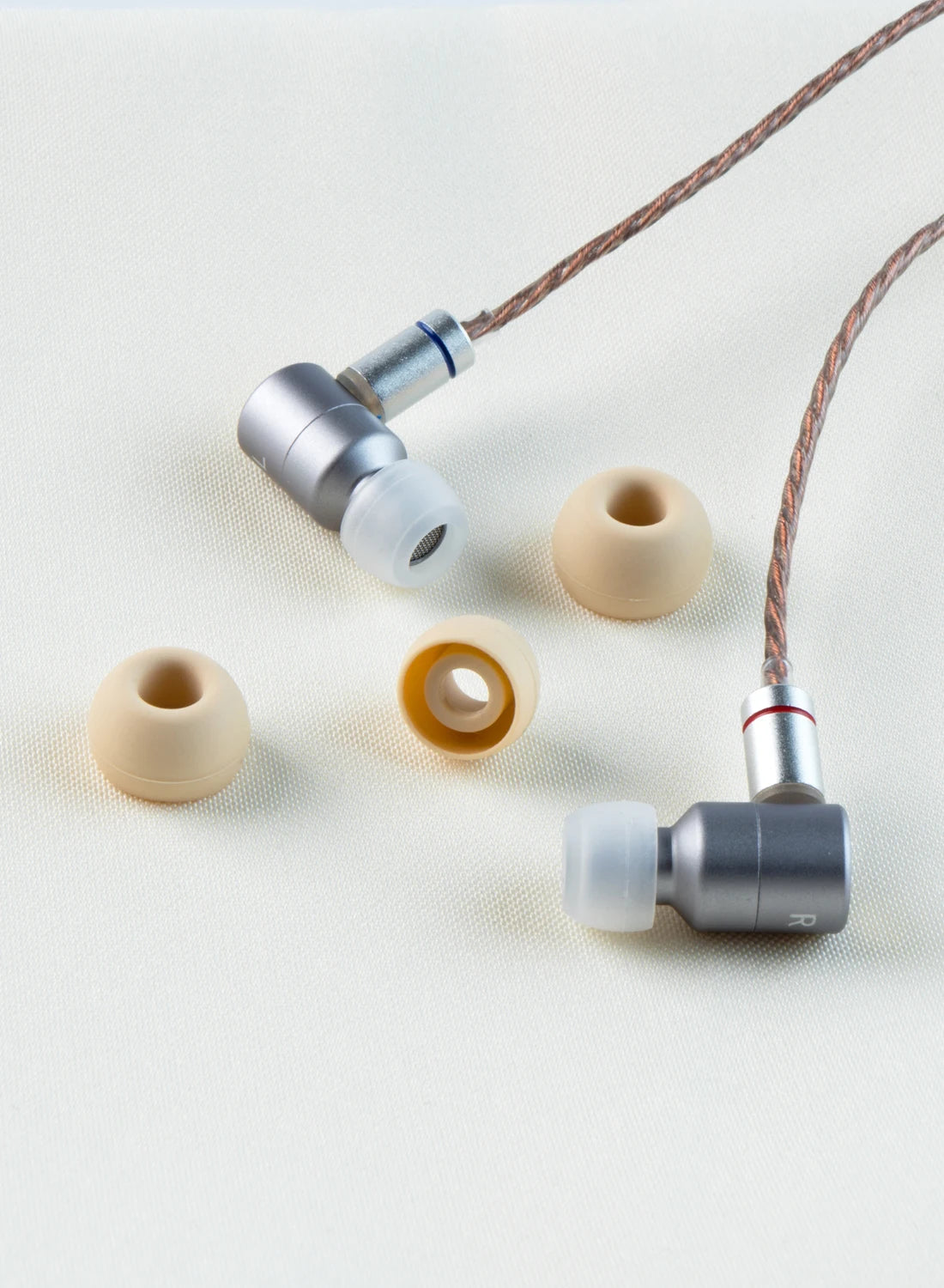 1/16 Pairs(S/M/L/XS) Soft Silicone Replacement Eartips Coffee Clear Earbuds Replacement Ear Pads For KS1 KZ BL03 Earphone New