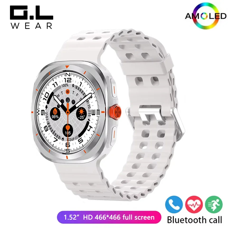 G.L Wear 2025 New Smartwatch for Men Heart Rate Monitoring Bluetooth Calling Fitness Tracking Pedometer Men's Smartwatch Beauty World Shop
