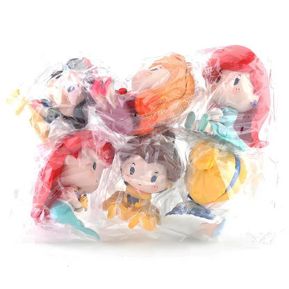 6 Pcs/Set Kawaii Fairy Tale Princess Snow White Cinderella Vinyl Bell Ariel Action Figure Model Toys Gift Beauty World Shop