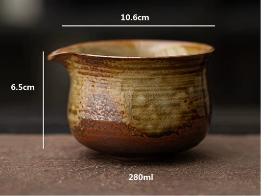 1 Pieces Traditional Japanese Matcha Bowl and Whisk Holder Tea Bowl with Pouring Spout for Office Table Tea Ceremony Party Gift Home Accessories Store