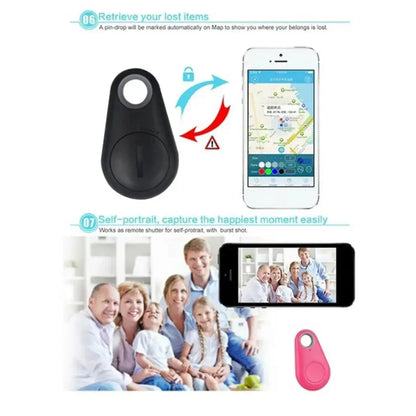 1-5pcs Wireless Mini GPS Tracker Anti-lost Alarm Key Child Bag Wallet Finder Bluetooth APP Locator Smart Tag For Ios And Android Beauty World Shop