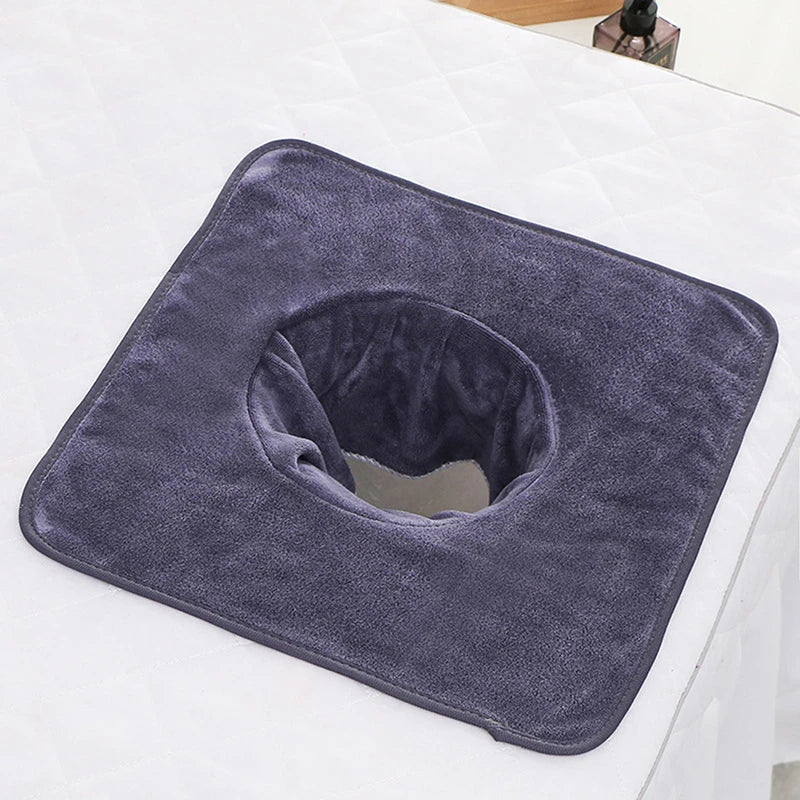 40*80cm Thickened Beauty SPA Massage Table Planking Face Towel With Hole Bed Bandana Beauty World Shop
