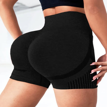 Yoga Underpants Seamless High-Elasticity High-Waist Quick-Drying Casual Sports Yoga Shorts Women's Beauty World Shop