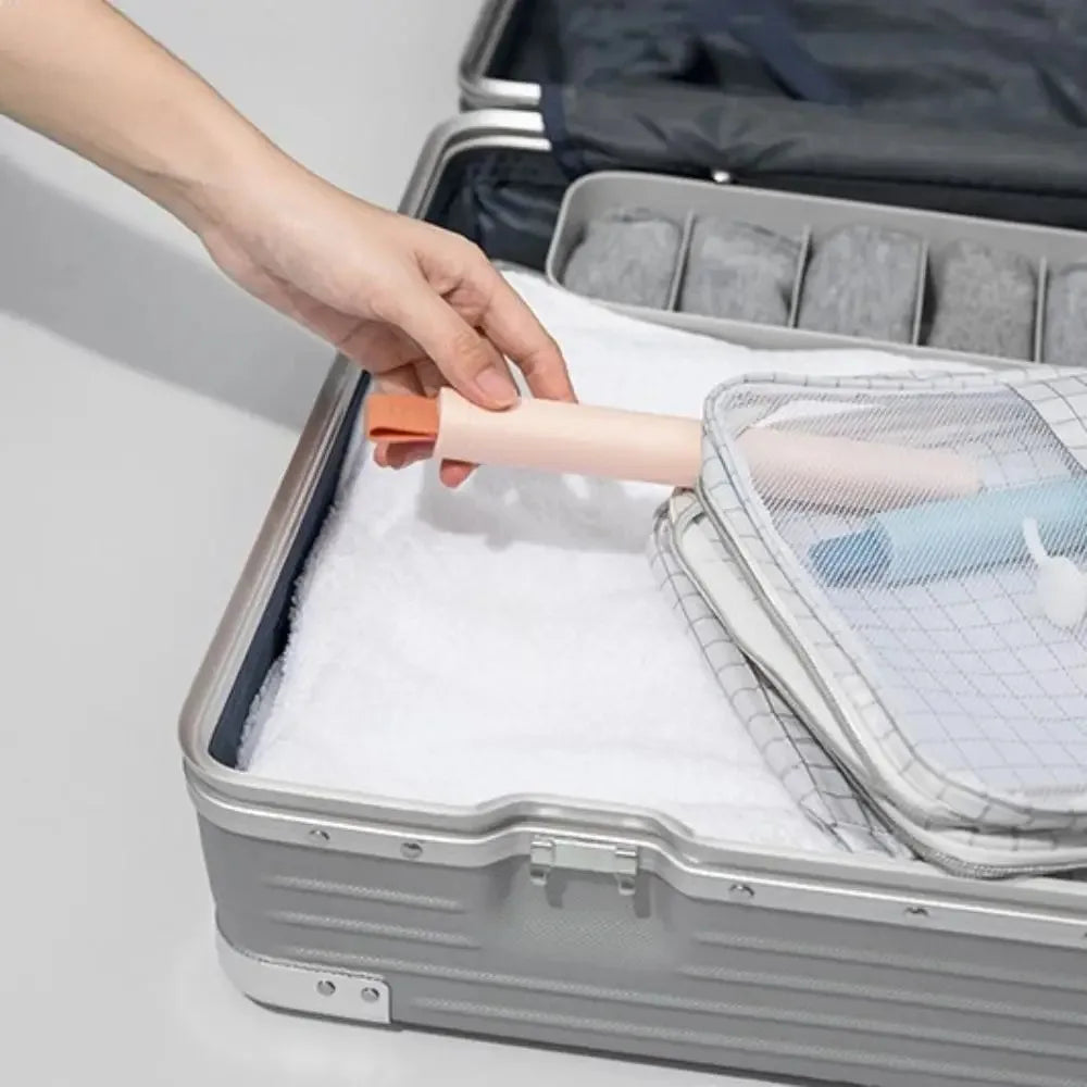 Portable Plastic Toothbrush Travel Case - Waterproof Camping Storage Box with Cover, Compact Organizer for Hiking & Bathroom Beauty World Shop