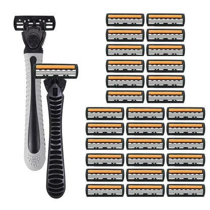 Shaver Brand New Design Men Razor Shaving two Layer Shaver Reusable Razor Imported Blade Multi Tool Head Change Beauty World Shop