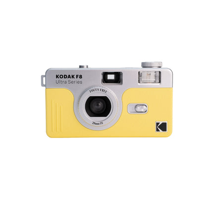 New  Ultra F8 Film Camera 35Mm  Focus Free Reusable Built in Flash Multiple Colors with Package Portable Camera