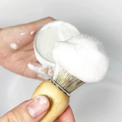 Handmade Smooth Texture Ear Shaving Soap Bar - Organic Foam Shaving Cream for Men Face Freshness And Cleanliness Maintainer