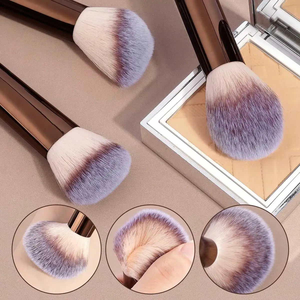 13PCS Makeup Brush Set Foundation Concealer Powder Eyeshadow Blush Brush Kabuki Blending Cosmetic Beauty Tool for Face Beauty World Shop