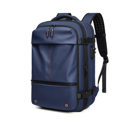 Travel Men 17 Inch Laptop Backpack Vacuum Compression Backpack Business Large Capacity School Backpack Expand Outdoor Backpack Beauty World Shop