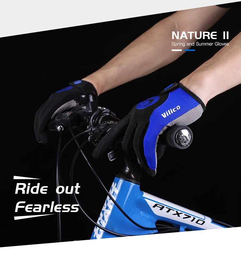 MTB Bike Sports Cycling Gloves Full Finger Men Women Running Fitness Gym Spring Summer Riding Motorcycle Gloves Beauty World Shop