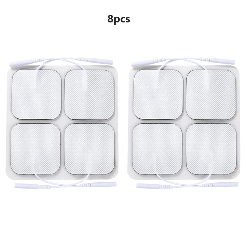 20/10-Pack 5x5cm Non-woven Electrode Pads Reusable for Muscle Stimulator TENS Acupuncture Digital Massage Machine Beauty World Shop