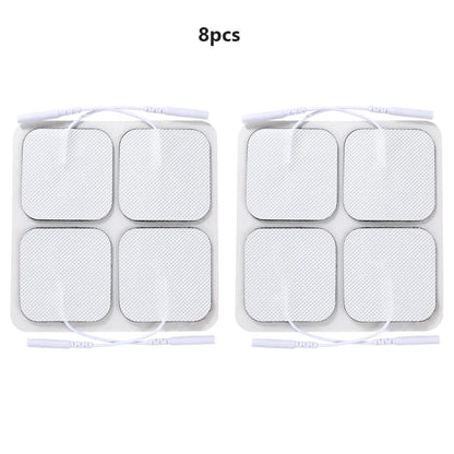 20/10-Pack 5x5cm Non-woven Electrode Pads Reusable for Muscle Stimulator TENS Acupuncture Digital Massage Machine Beauty World Shop