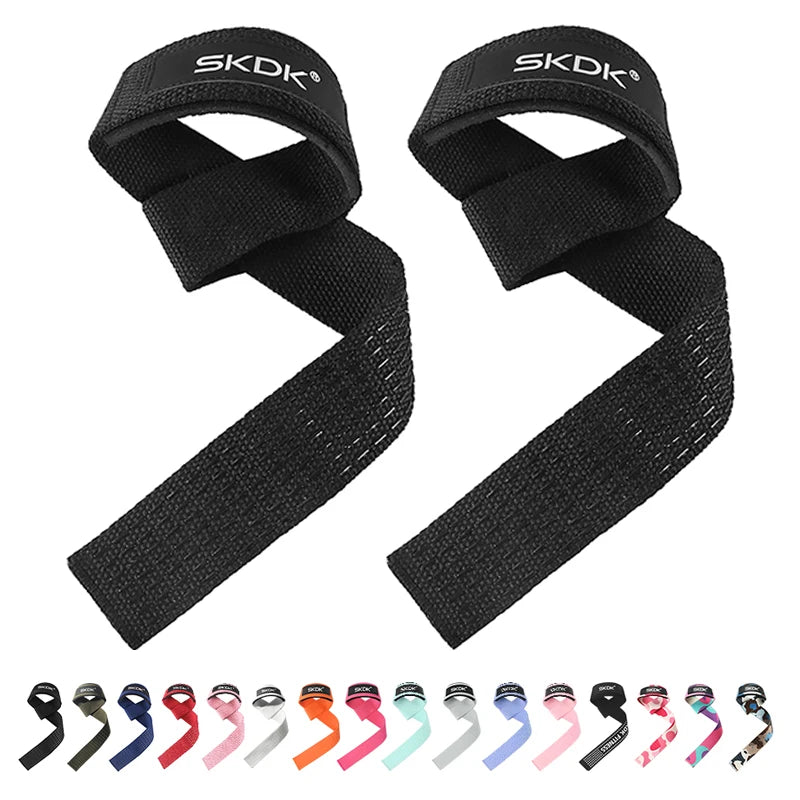 2PC/4PC/3PAIR Weightlifting Straps Anti-Slip Silicone Lifting Wrist Straps Strength Training Deadlifts Crossfit Hand Grips Wrist Beauty World Shop