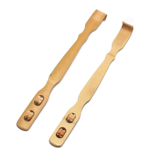 Bamboo Made Itching And Scratching Device Home Massage Anti Itch And Back Scratching Device Scratching Rake Massage Stick Beauty World Shop