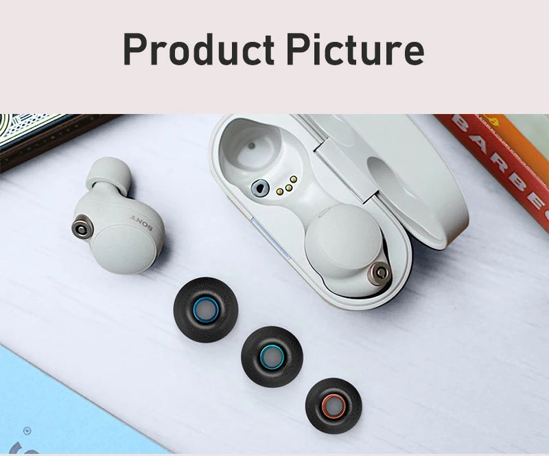 Replacement Memory Foam Ear Tips Cushion Earbuds For Sony WF-1000XM5 WF-1000XM4 WF-1000XM3 Eartips Anti Slip Earphone Earplugs