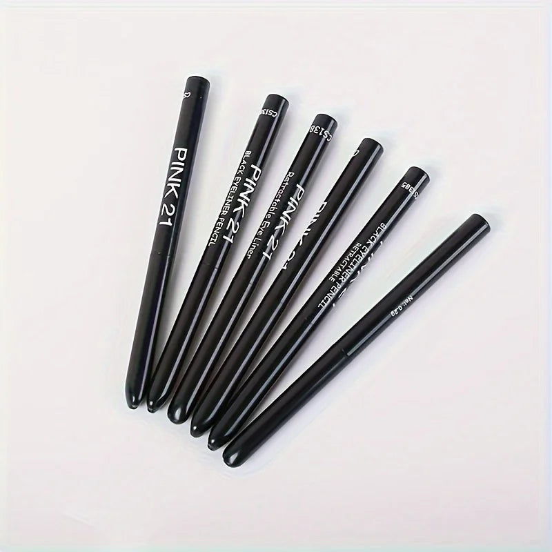 2pcs Waterproof & Sweat-Proof Black Eyeliner Pencils - Long-LastingSmudge-Proof for Bold Eye Makeup, Easy Glide Formula for Perf Beauty Trend Shop