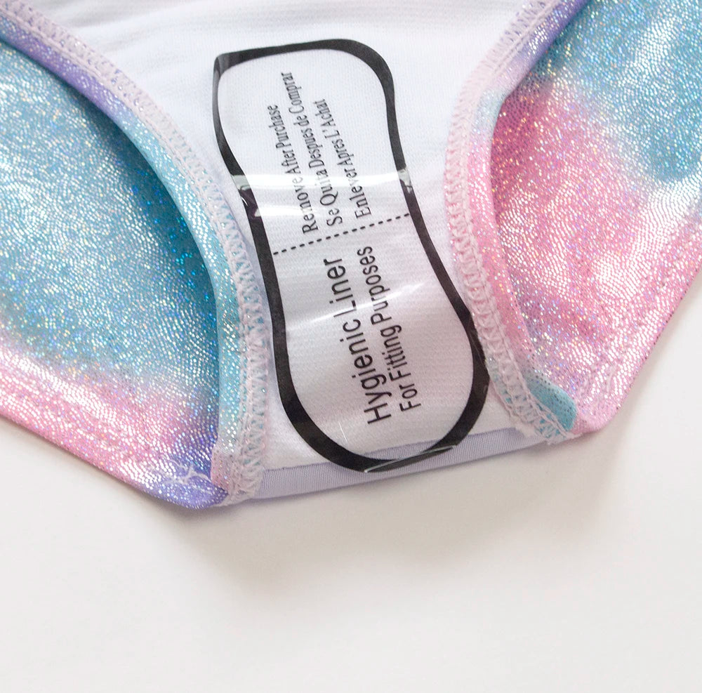 Fishscale Bandage Girls Kids Swimsuit 2026 Shell Shape Embroidery Children Girls One Piece Swimwear Beach Wear Monokini Beauty World Shop