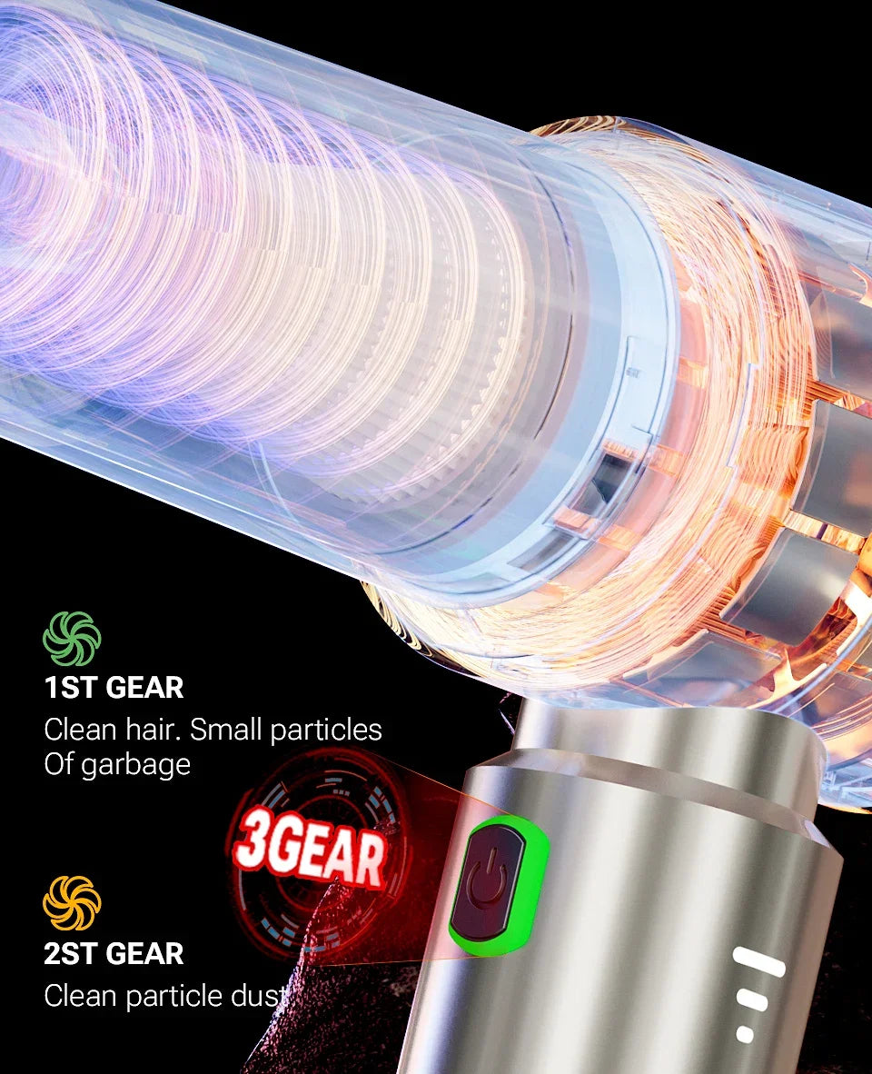 SZUK 985000Pa Car Vacuum Cleaner Portable Handheld Wireless Strong Suction Car Cleaner Cleaning Machine Mini Vacuum Cleaner Beauty World Shop