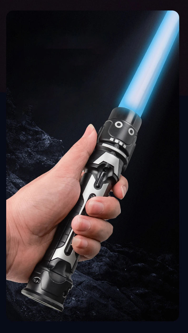 2-in-1 Lightsaber Telescopic Flash Sword Toy Red & Blue or 7 Colours for Kids Gift Party Favors Dress Up Rave Prop with Sound Beauty World Shop