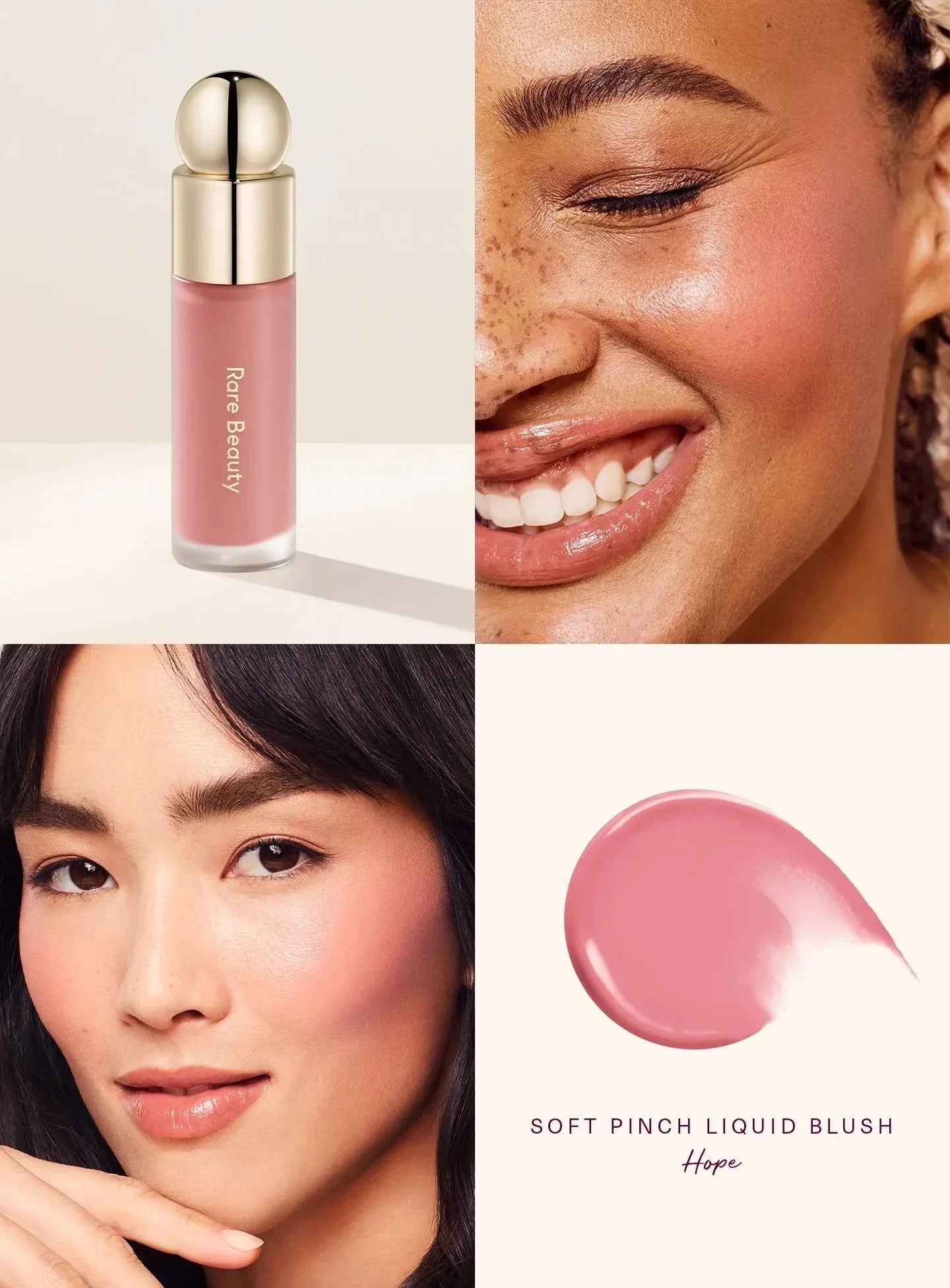 Rare Beauty Soft Pinch Liquid Blush Silky and Glide On Smooth Long Lasting Plump Pinch-perfect Flush Seamless Matte Dewy Makeup Beauty World Shop