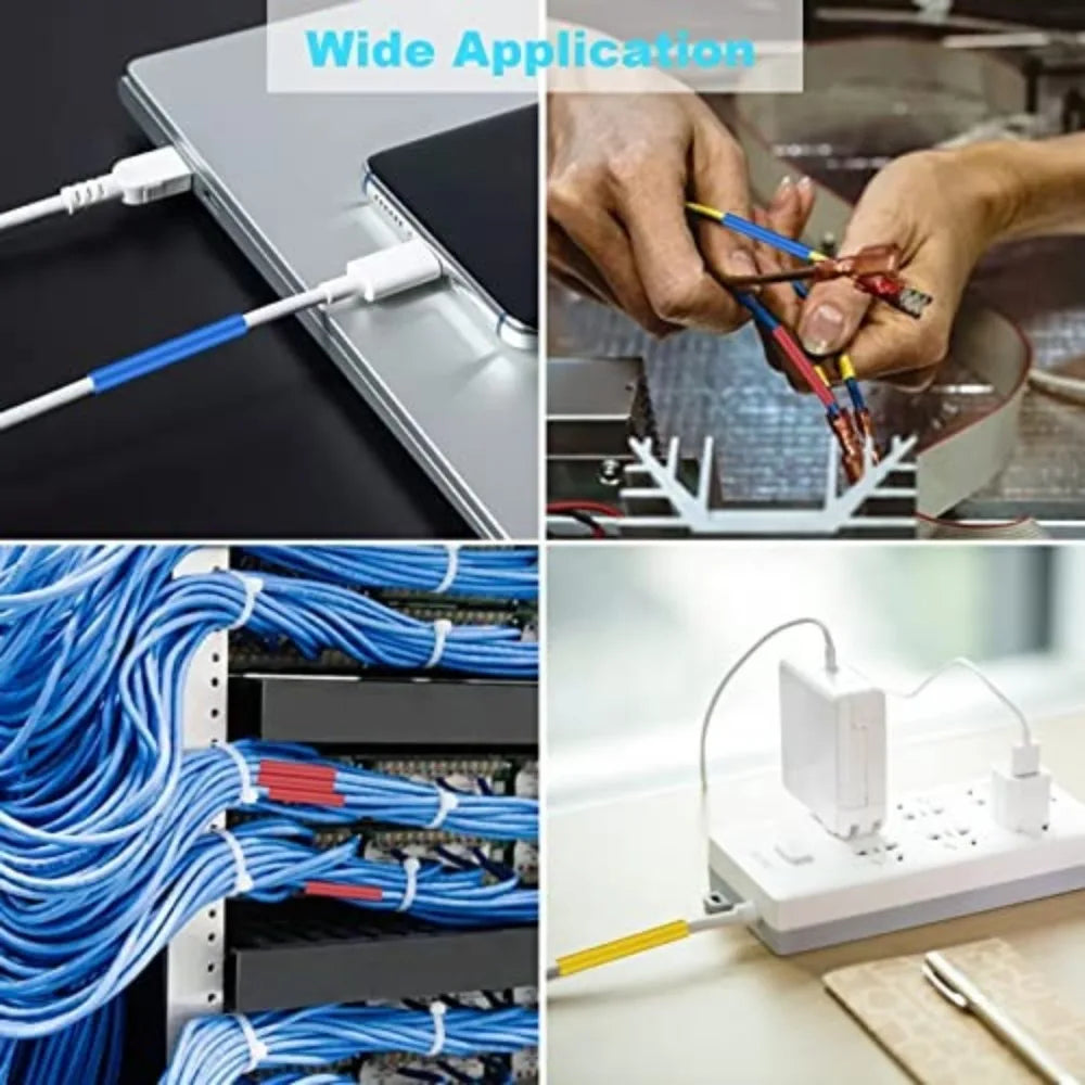 1060/530/127PCS Heat Shrink Tubing kit 2:1 Shrinkable Wire Shrinking Wrap Wire Connect Cover Cable Repair Protection Beauty World Shop