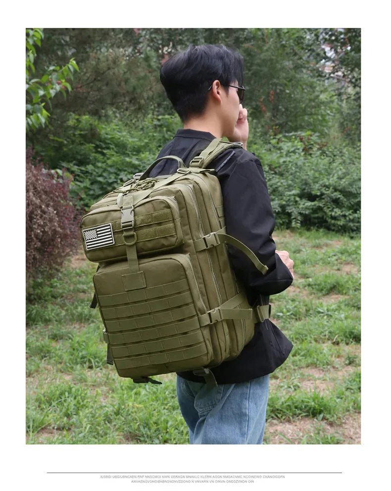 Adjustable Shoulder Straps Hiking Backpack Zipper Closure Travel Sports Camping Mountaineering Cycling Outdoor Unisex Foldable L Beauty World Shop