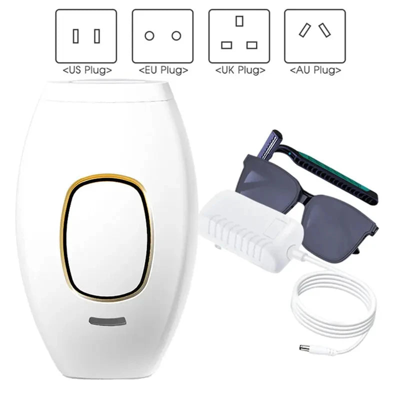 Body Bikini IPL 500,000 Flash Depilator Pulses Permanent Laser Epilator Painless For Women Hair Removal Home Use Devices Beauty World Shop