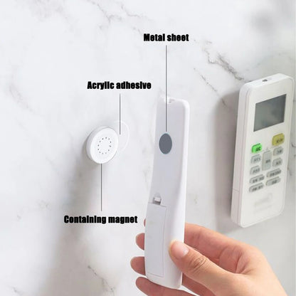 Strong Magnetic Hook Wall-mounted Anti-lost Magnet Remote Control Refrigerator Storage Rack Sticker Household Hooks Home Garden Beauty World Shop