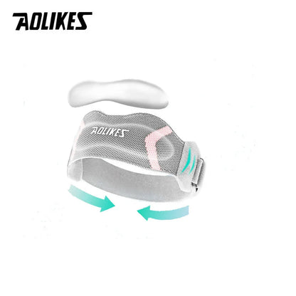 AOLIKES 1PCS Knee Braces for Knee Pain,Patella Knee Support Strap,Adjustable Patellar Tendon Stabilizer Band for Basketball Beauty World Shop