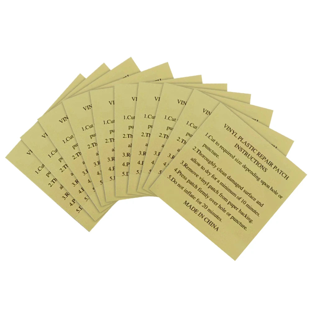 10-100pc Swimming Pool PVC Repair Patch Waterproof Swimming Ring Repair Kit Inflatable Boat Repair Patch Swimming Pool Accessory Beauty World Shop