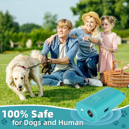 Ultrasonic Dog Repellent Handheld Anti-Barking And Luminous Ultrasonic Dog Repellent